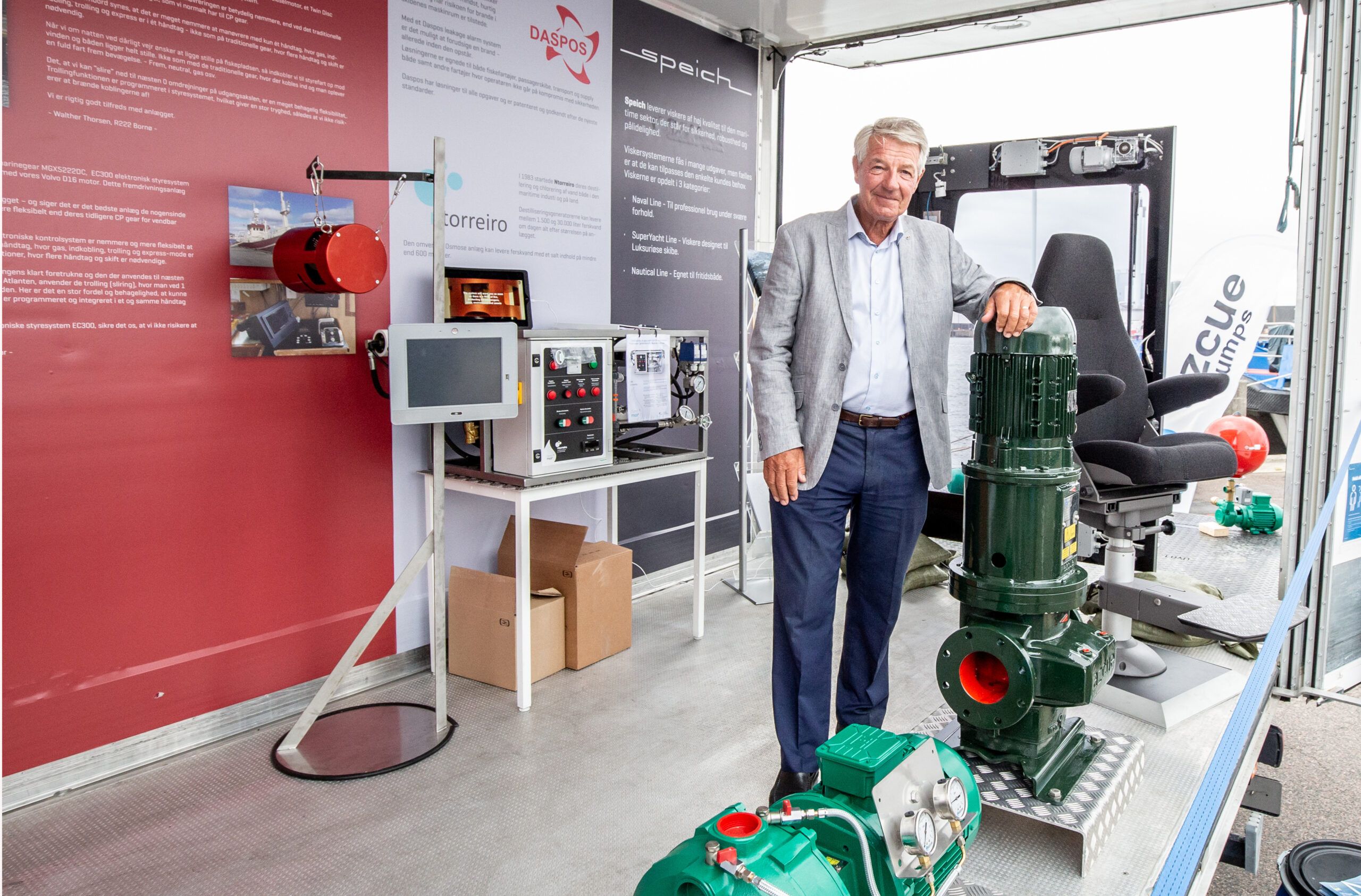 Kent Kirk present our solutions at the RoadShow