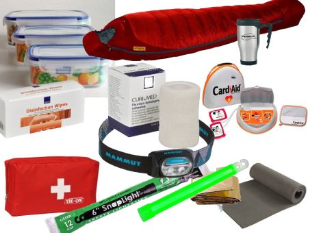 Some of the contentents in Survival Kits