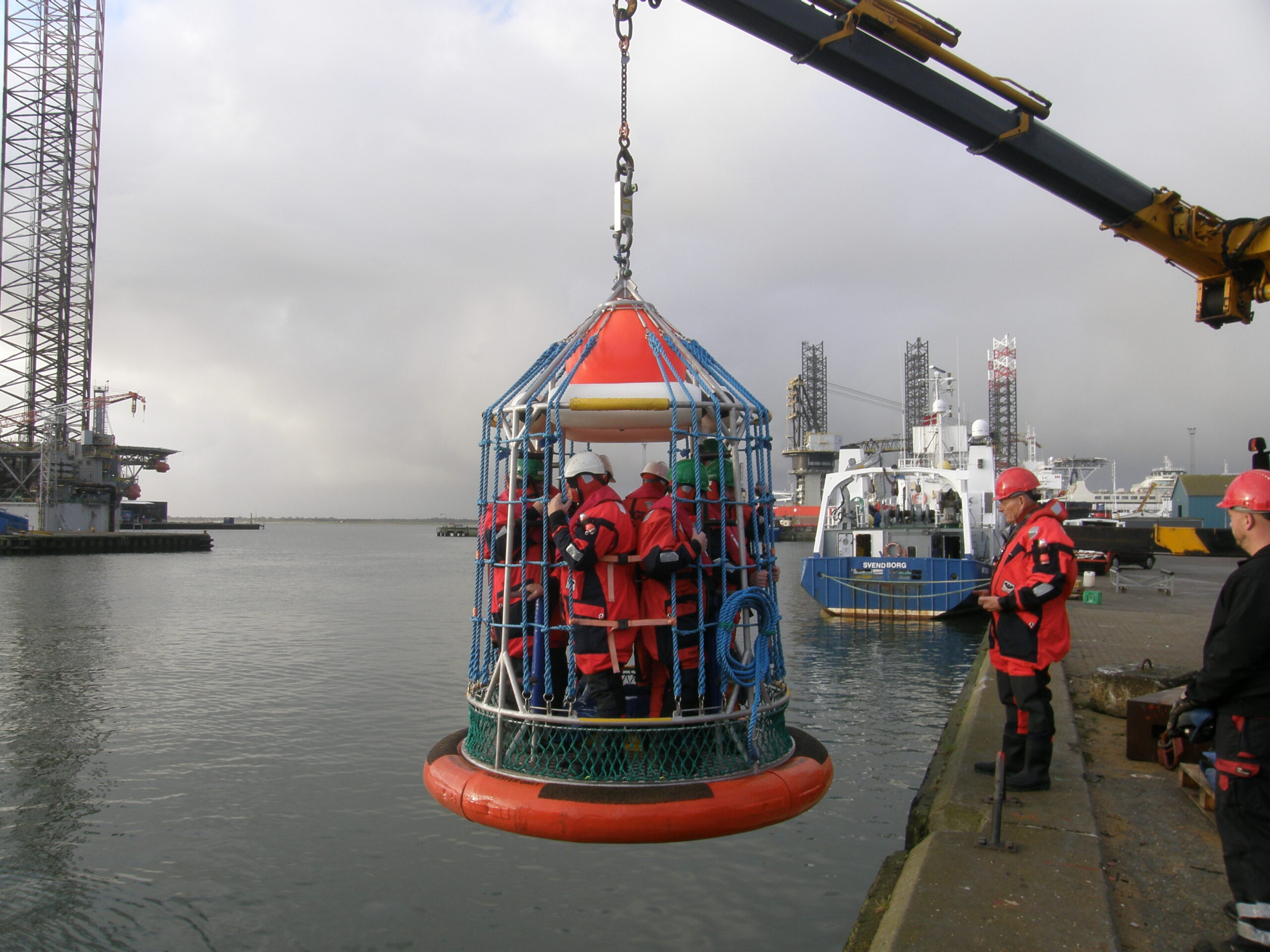 Safetransfer Personnel basket til Offshore arbejde